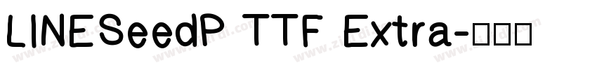 LINESeedP TTF Extra字体转换